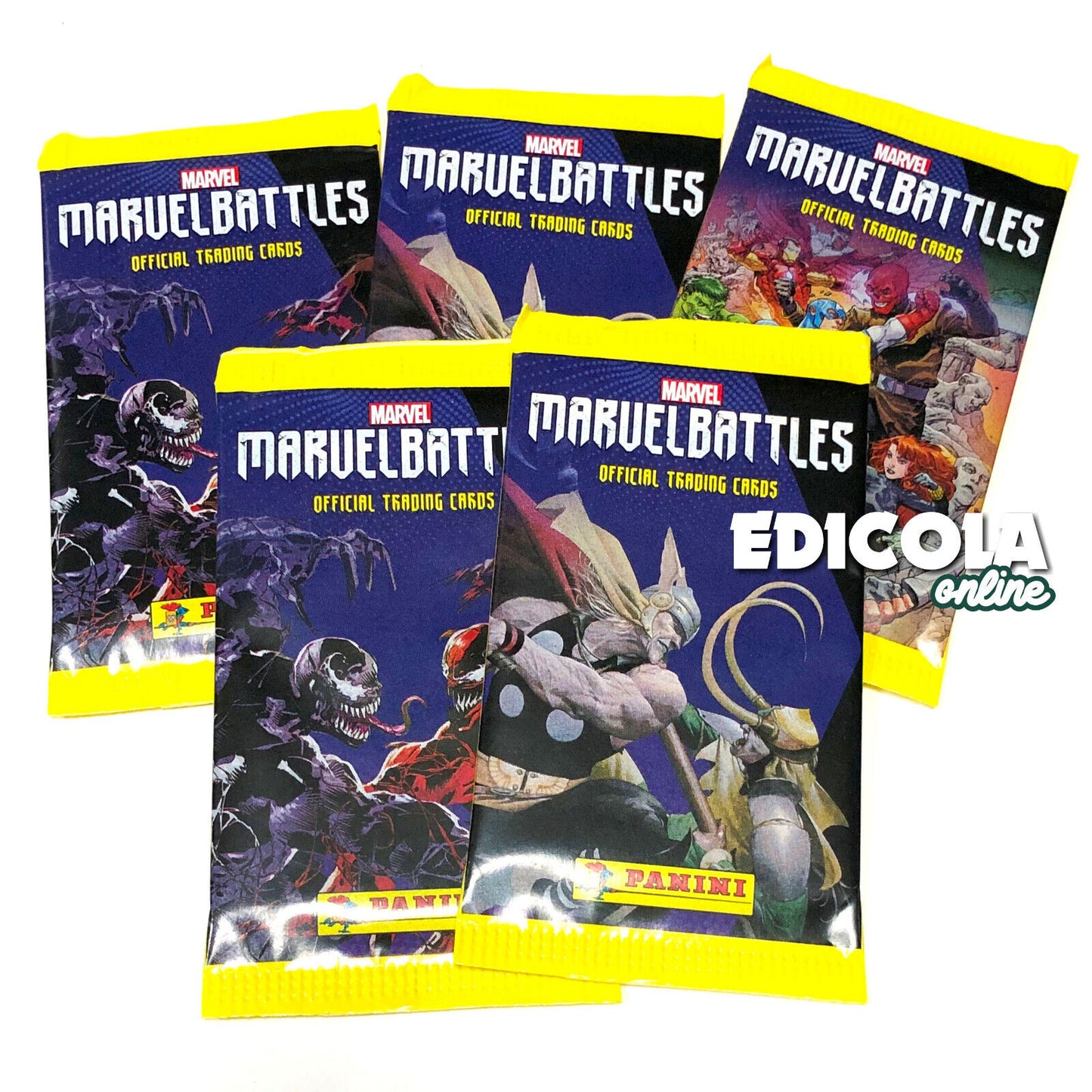 Starter Pack MARVEL BATTLES Trading Cards 2024 Panini Album Raccoglitore Bustine