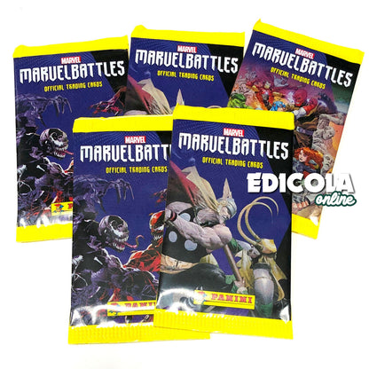 Starter Pack MARVEL BATTLES Trading Cards 2024 Panini Album Raccoglitore Bustine