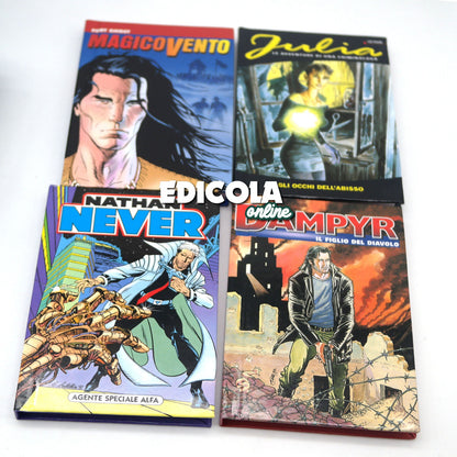 Lot 8 Comics Mignon Lo Scarabeo numéros no. 1DYLAN CHIEN NATHAN JAMAIS ZAGOR TEX 