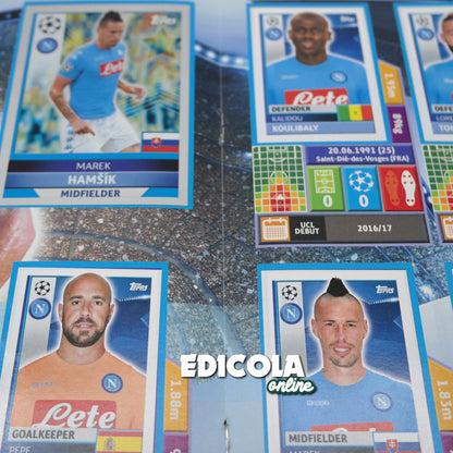 Album complet de stickers joueurs de football LIGUE DES CHAMPIONS 2016-17 Topps UEFA 2017