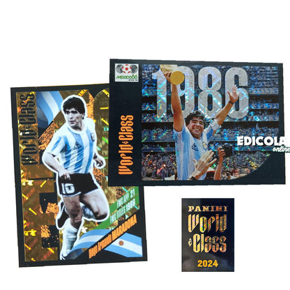 Figurina di  Diego Armando Maradona Calciatori Panini World Class 2024 n. 364 17