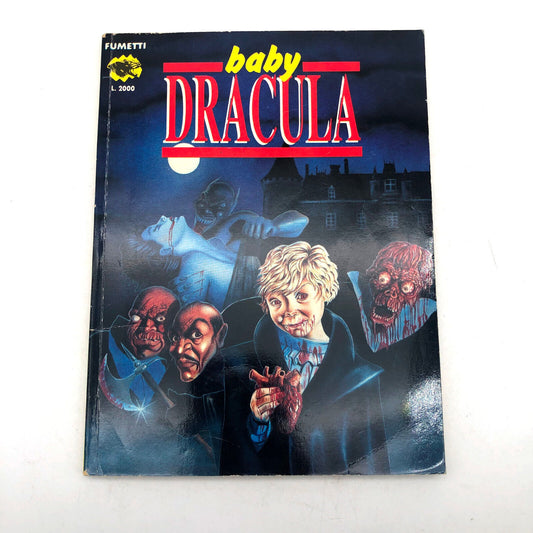 Bande dessinée en italien BABY DRACULA Horreur Rare 1990 Noir rare histoire complète