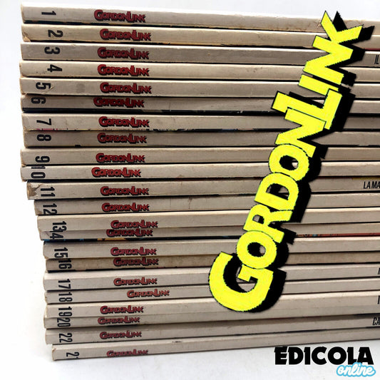 GORDON LINK Comics Complete 1-22 Rare Lot très rare en horreur italienne utilisé