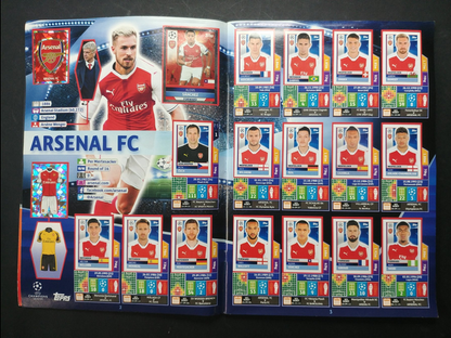 Album complet de stickers joueurs de football LIGUE DES CHAMPIONS 2016-17 Topps UEFA 2017