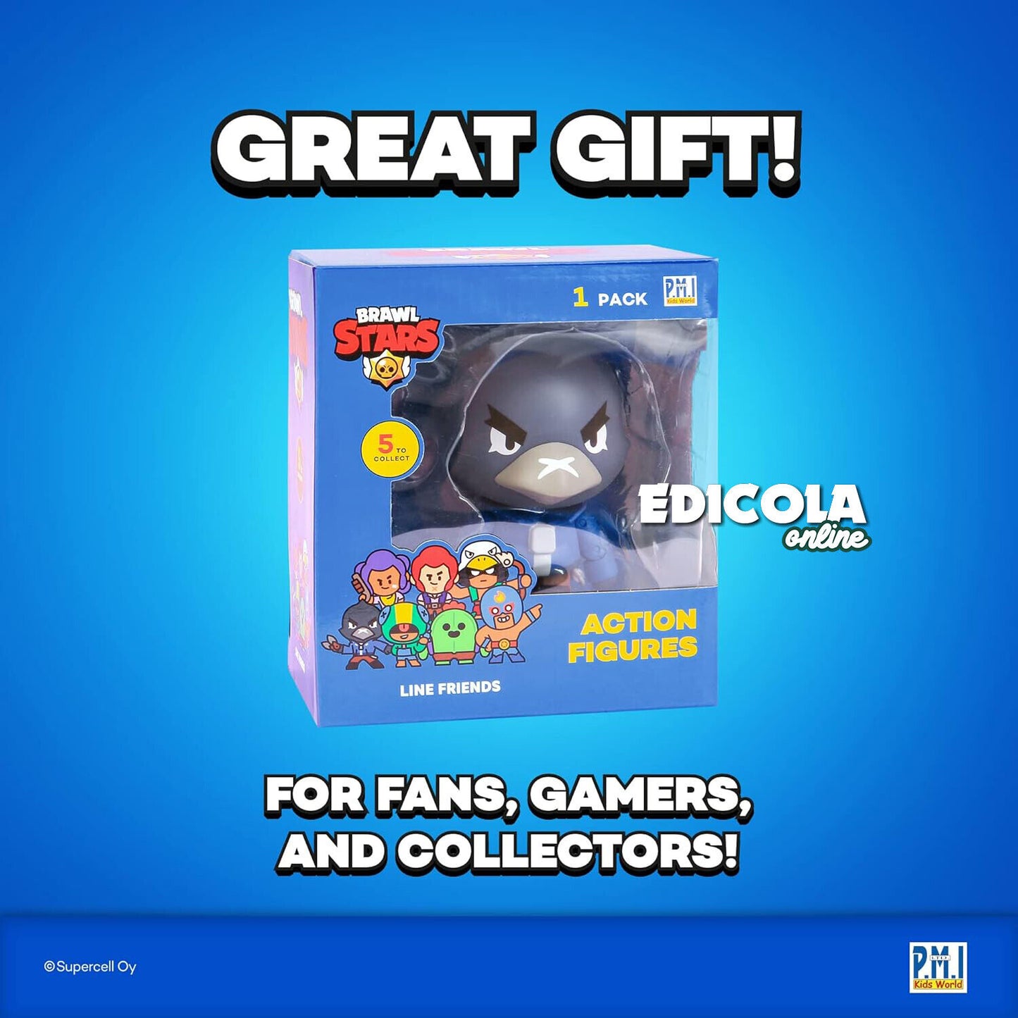 CROW - Personaggio BRAWL STARS - MAXI Figures Serie 1