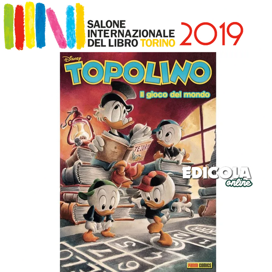 Fumetto TOPOLINO Topolibro Volume Cover Variant Salone del Libro Torino 2019