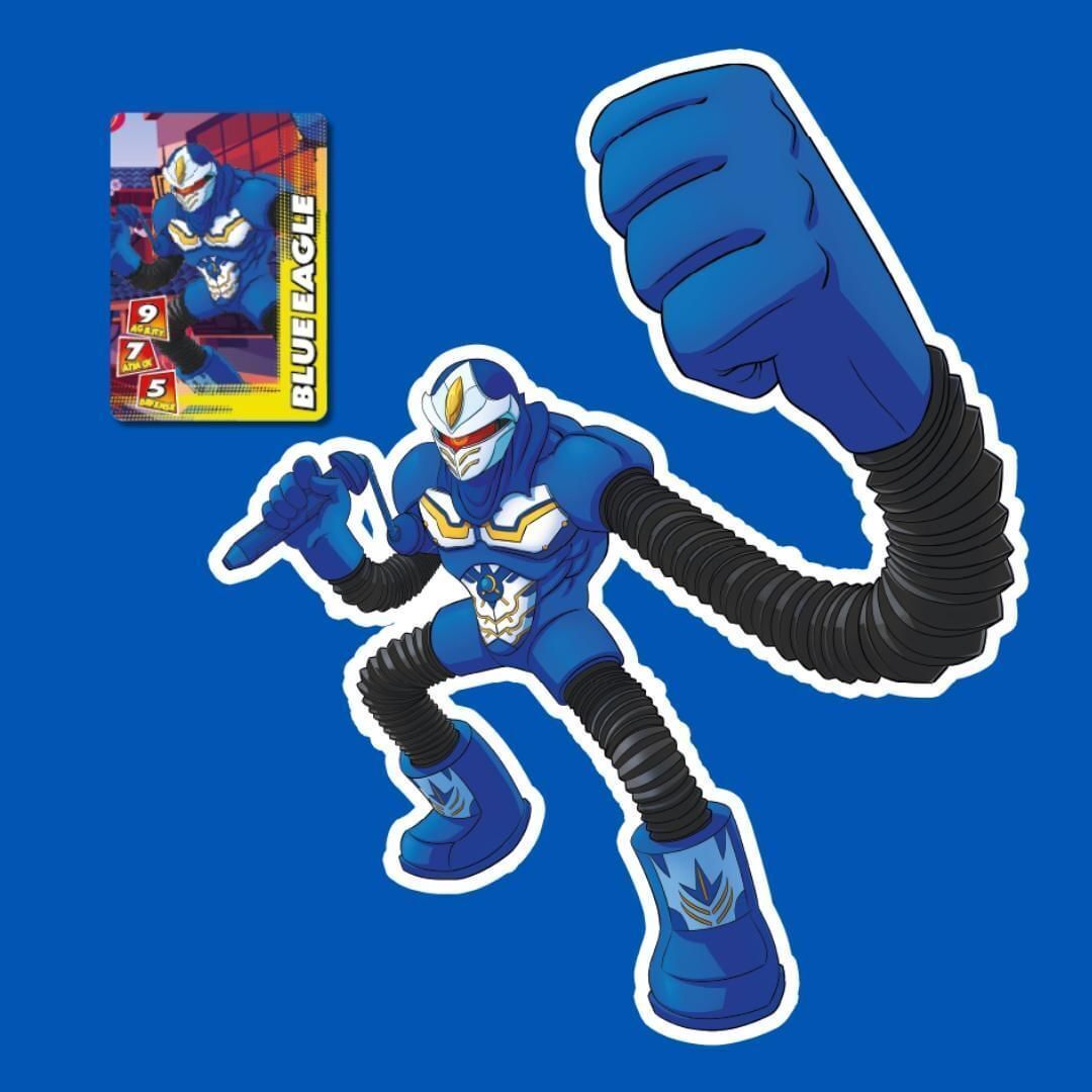 Personaggi WILD WARRIORS NINJA ARMS Allungabili Edicola Sbabam e figure Action