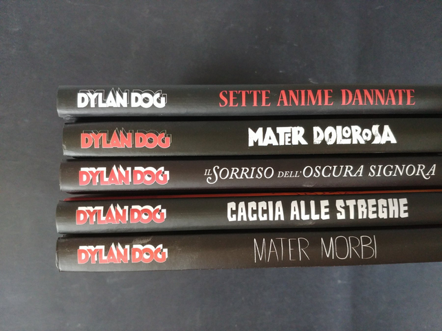 Lotto 5 Fumetti Cartonati di DYLAN DOG Collezione Completa Bao Gigante Variant