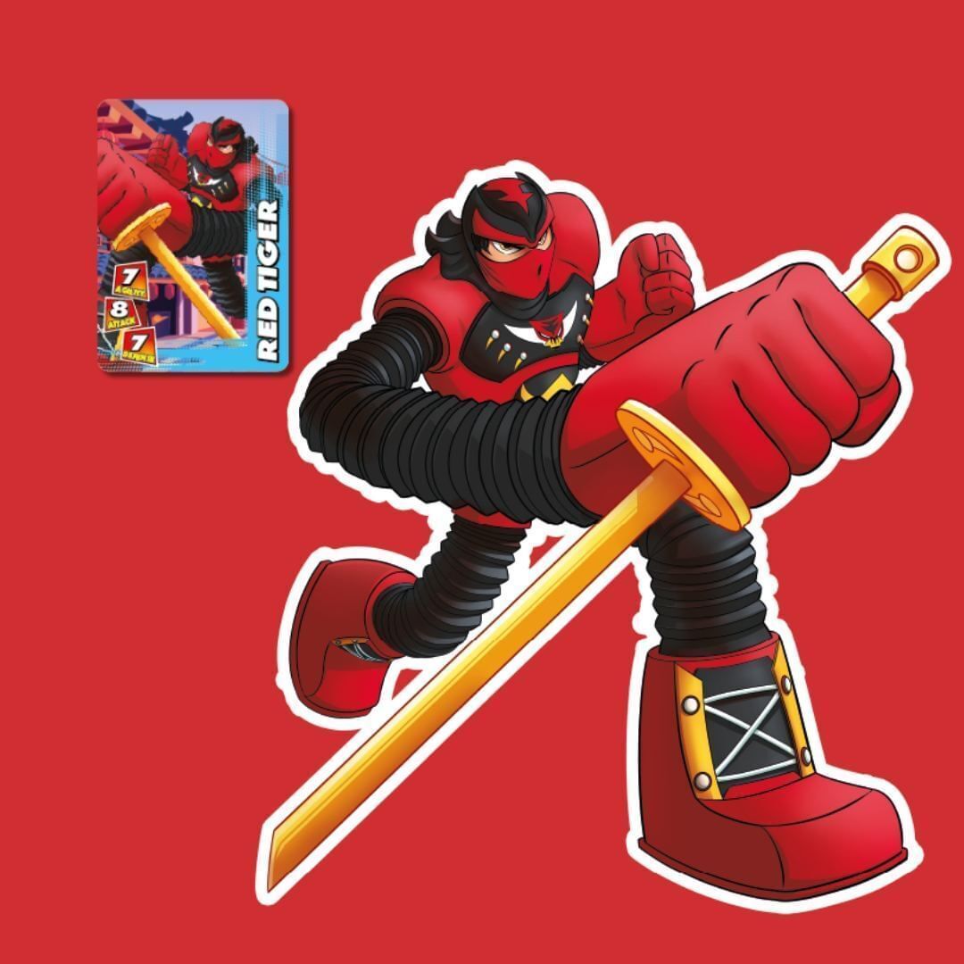 Personaggi WILD WARRIORS NINJA ARMS Allungabili Edicola Sbabam e figure Action