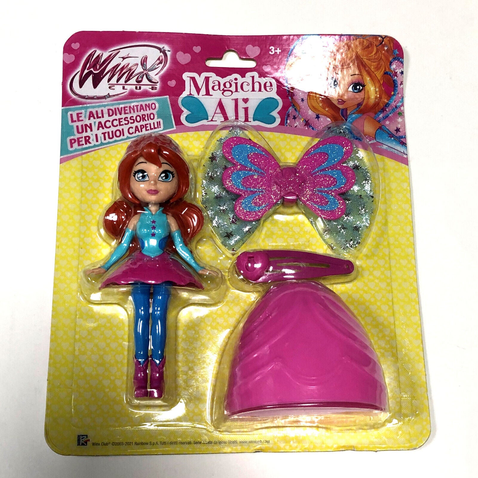 Lot De 3 Poupées Winx - FLOA Et BLOOM Avec Ailes - État Correct