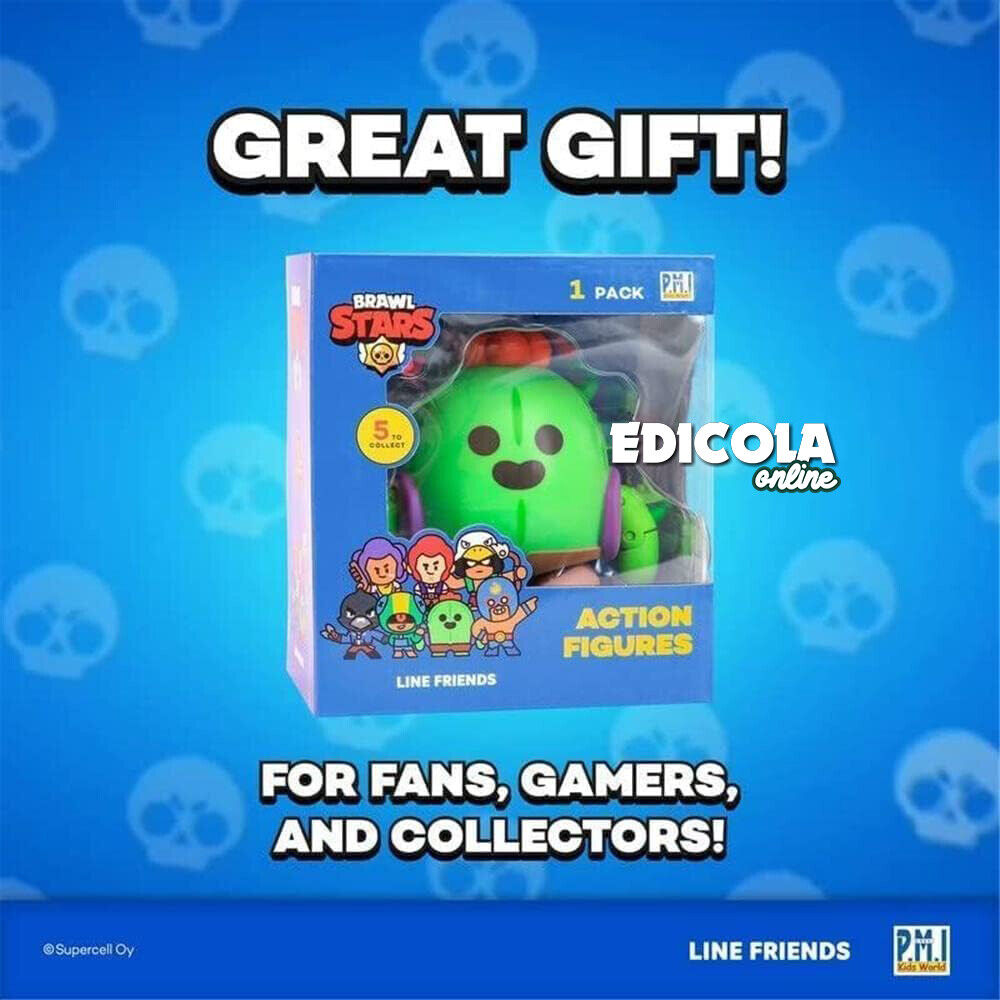 SPIKE - Personaggio BRAWL STARS - MAXI Figures Serie 1
