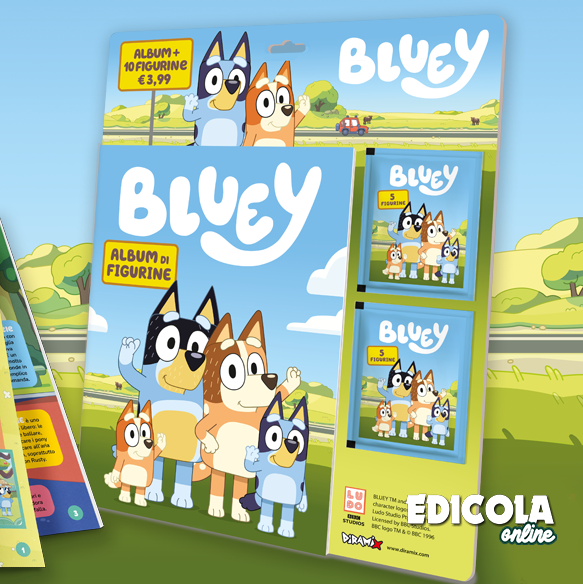 Set Album e/o bustine sigillate di Figurine BLUEY 2024 Sticker