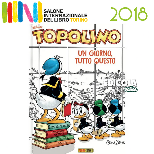 Fumetto TOPOLINO libretto n 3259 Cover Variant Salone del Libro Torino 2018 Raro