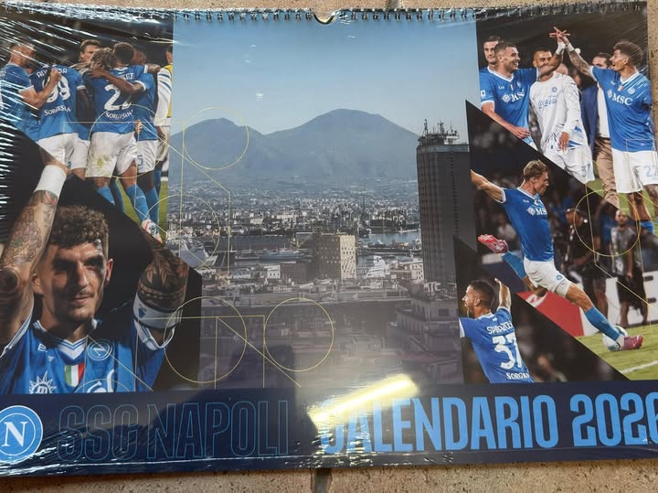 Calendario Calcio Ufficiale SSC Napoli 2026 - 100 Anni