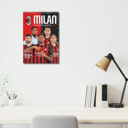 Calendario Verticale Milan 2026+ Calendario da tavolo 2026 13 mesi - Prodotto Ufficiale