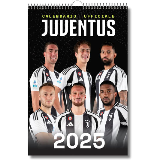 Calendrier vertical Juventus 2025 cm 29x42 - Produit officiel 