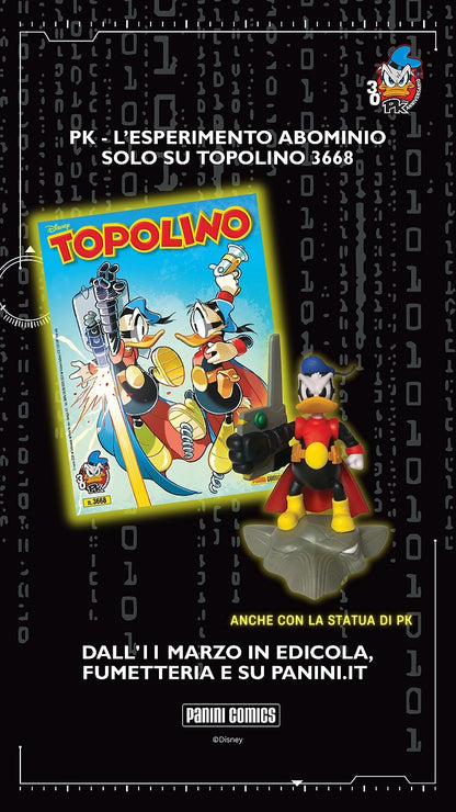 [Preordine] Topolino 3668 Con Statua di PK Paperinik Anniversario dei 30 anni di Pikappa PK30