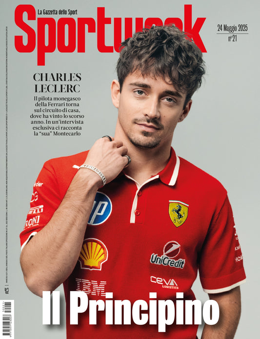 Sportweek n. 21 del 24 maggio 2025 ( in copertina Charles Leclerc )