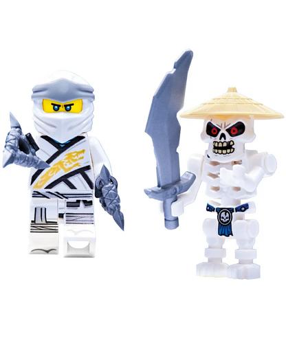 Rivista LEGO NINJAGO LEGACY n.4 con 2 ZANE VS. WYPLASH