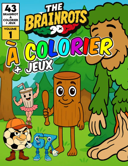 Coloring Book for Kids - Italian Brainrot Volume 3 - Brain rot meme viral Tiktok