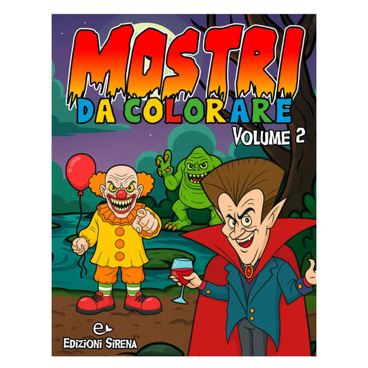 Libro da Colorare per Bambini - Mostri da Colorare - Volume 2