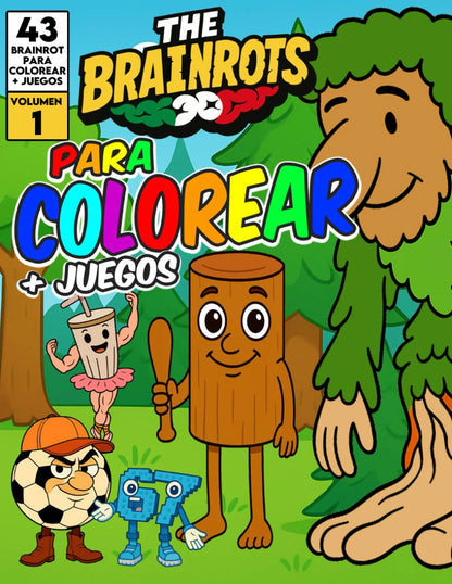 Coloring Book for Kids - Italian Brainrot Volume 3 - Brain rot meme viral Tiktok