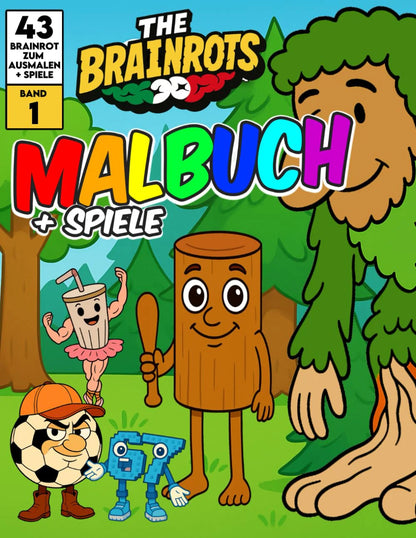 Coloring Book for Kids - Italian Brainrot Volume 3 - Brain rot meme viral Tiktok