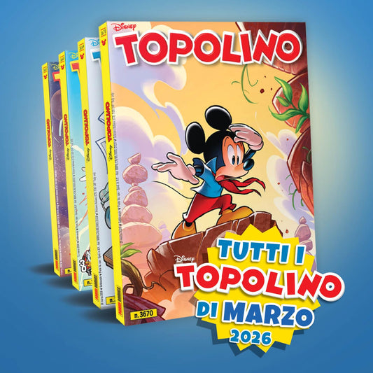Set fumetti TOPOLINO - Pack Marzo 2026