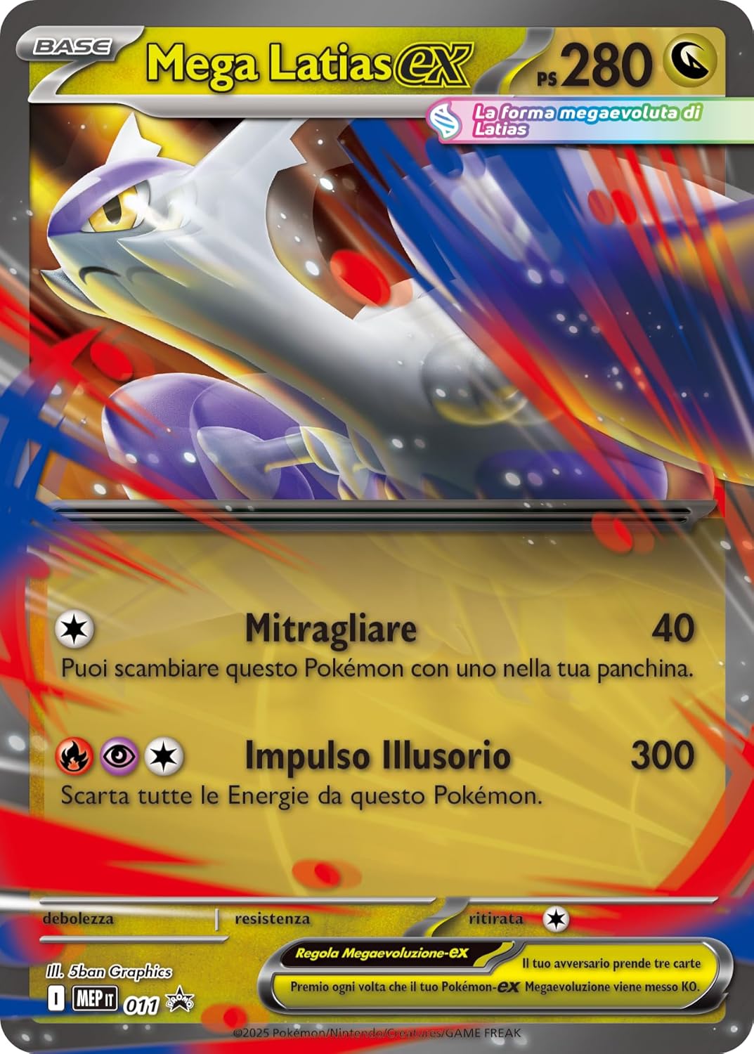 Pokemon TCG MEGA LATIAS EX Mega Evolution Collection - ITA ITALIAN