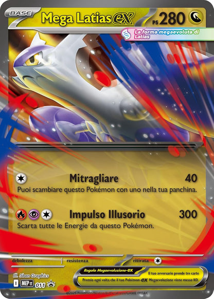 Pokemon TCG MEGA LATIAS EX Mega Evolution Collection - ITA ITALIAN