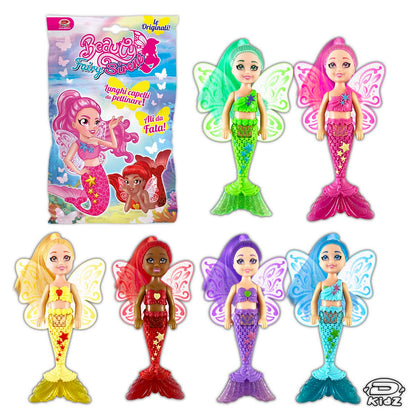 Beauty Sirene Fairy Lunghi Capelli da Pettinare Bustina a Sorpresa