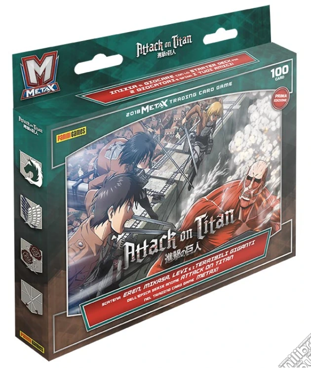 Starter Deck 100 Carte da Gioco - Attack On Titan: Trading Card Game