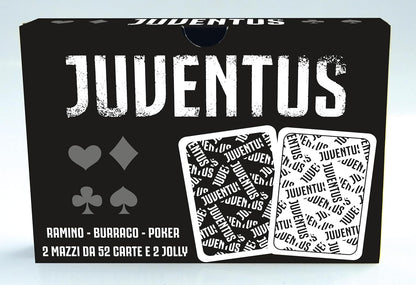 Calendario Verticale Juventus 2026 cm 29x42 + Carte da Gioco Juventus - Poker - Burraco - Ramino (2 mazzi: 52 carte per mazzo + 2 jolly) - prodotto Ufficiale