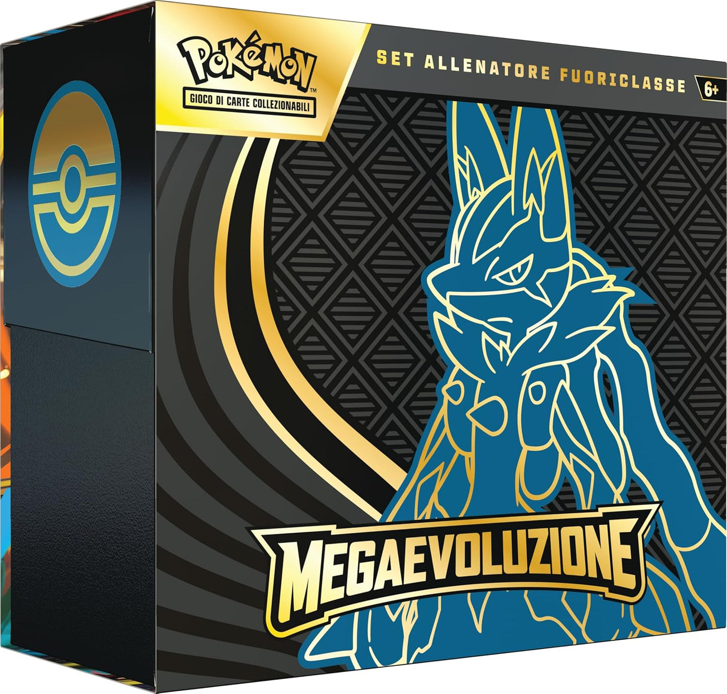 Pokémon: set Allenatore Fuoriclasse (Lucario) dell’espansione Megaevoluzione del GCC Pokémon ITA ITALIANO
