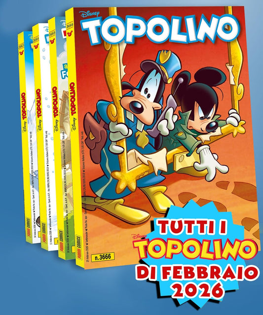 Set fumetti TOPOLINO - Pack Febbraio 2026