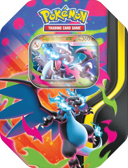 Pokémon: scatola da collezione Mega Charizard/Mega Charizard X-ex del GCC Pokémon