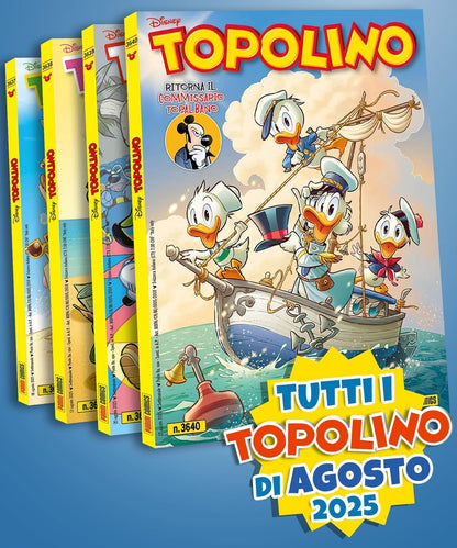 Set fumetti TOPOLINO - Pack Agosto 2025