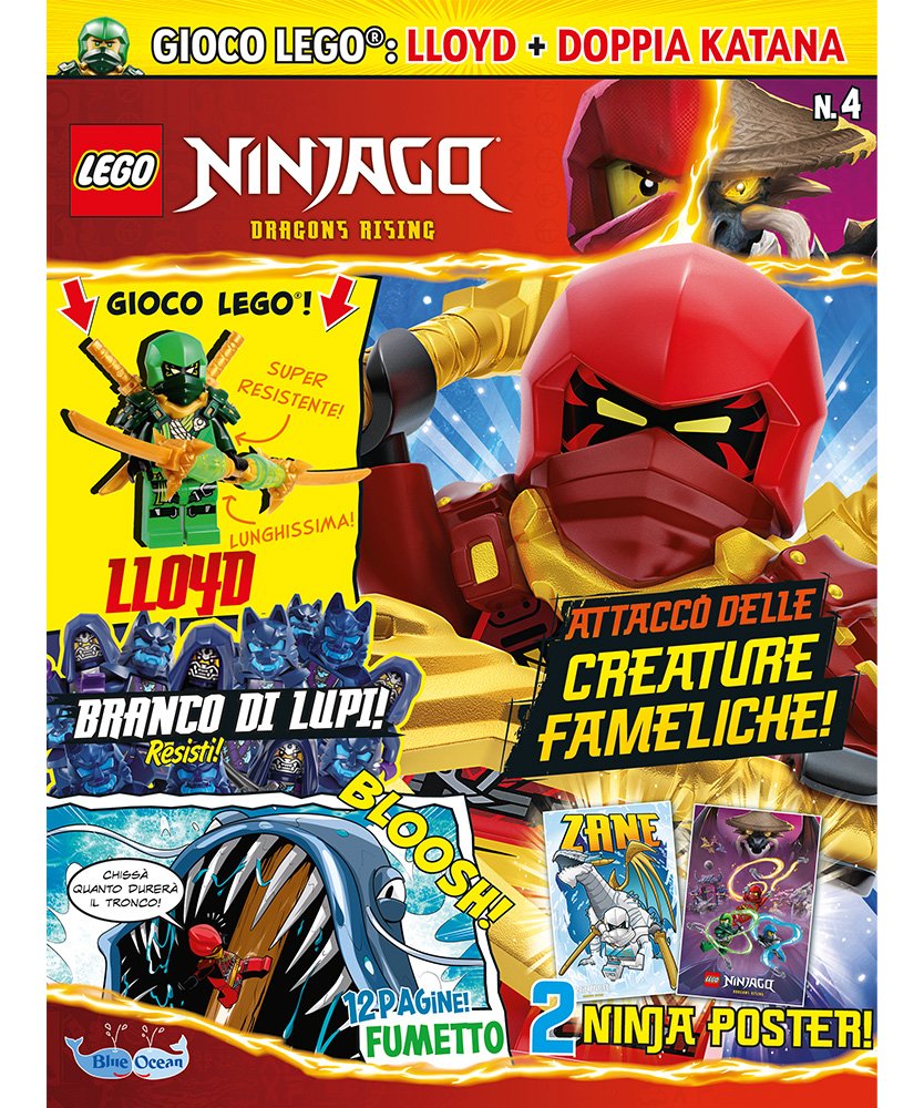 Rivista LEGO NINJAGO n.2 - LLOYD + DOPPIA KATANA