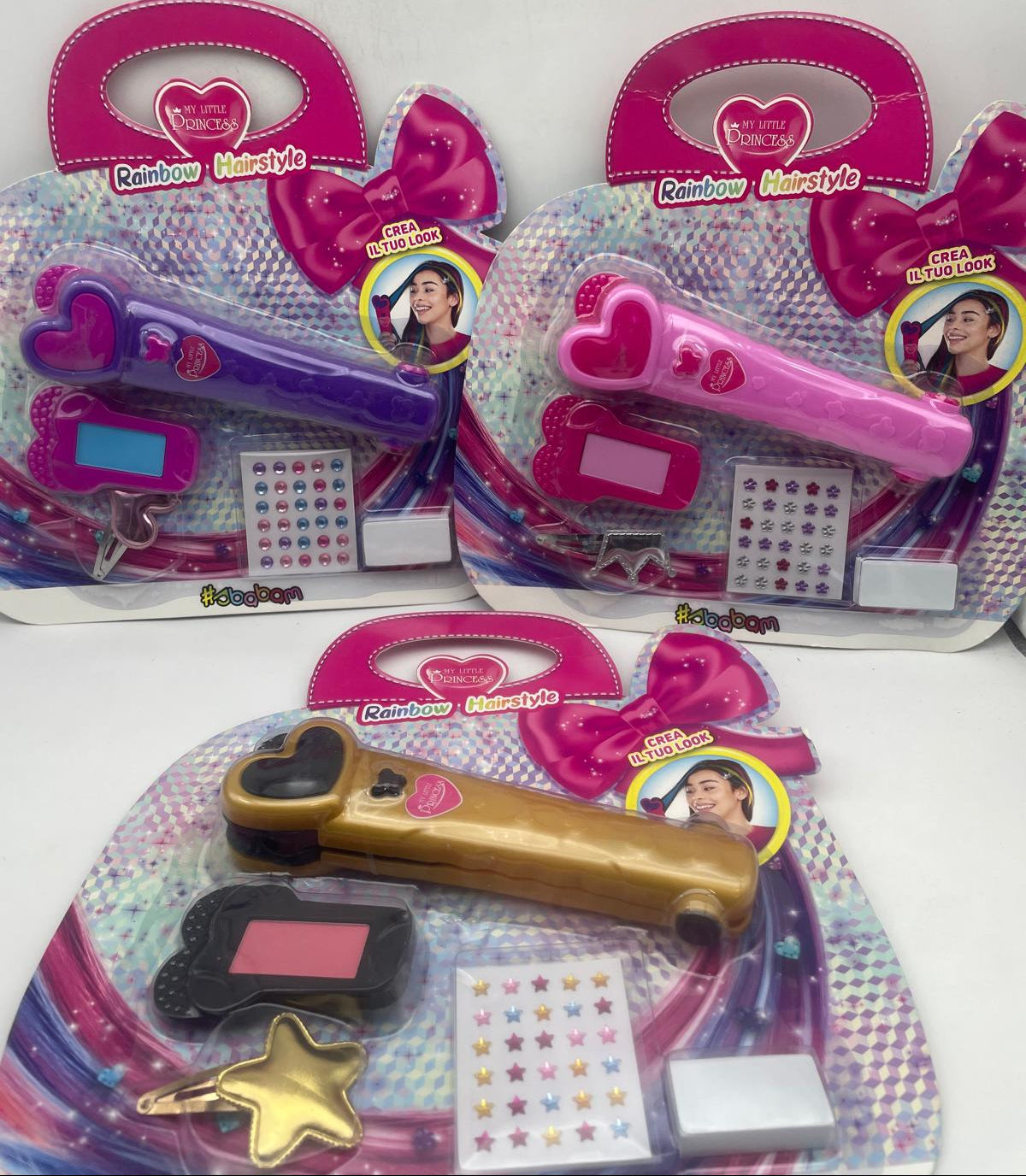 Piastra per colorare capelli My little Princess Rainbow Haristyle Sbabam