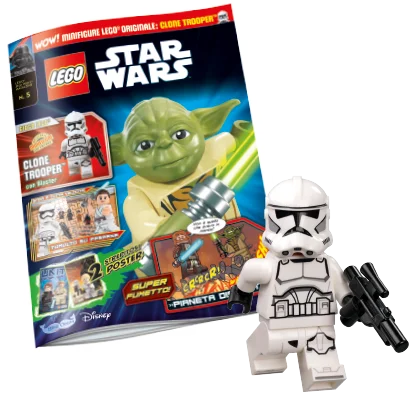 Rivista LEGO STARWARS n.5 con Clone Tropper con blaster