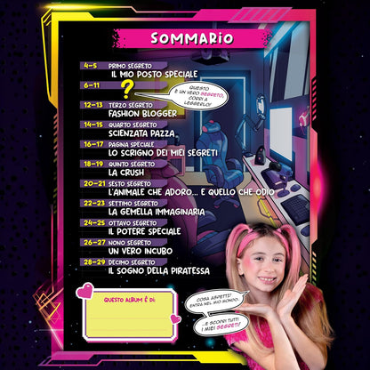 Set Album e/o Bustine di Figurine i 10 Segreti di GIORGIA Sticker 2026 Waooo! Salvo e Giorgia