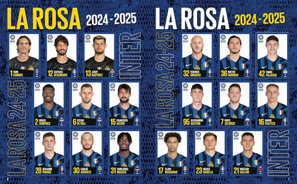 Album Vuoto + 50 bustine di Figurine Inter 2024-2025 - Prodotto Ufficiale