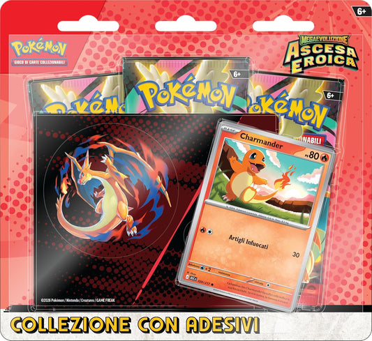 Pokémon TCG: Scarlet &amp; Violet—Heroic Ascension Sticker Collection (Charmander)
