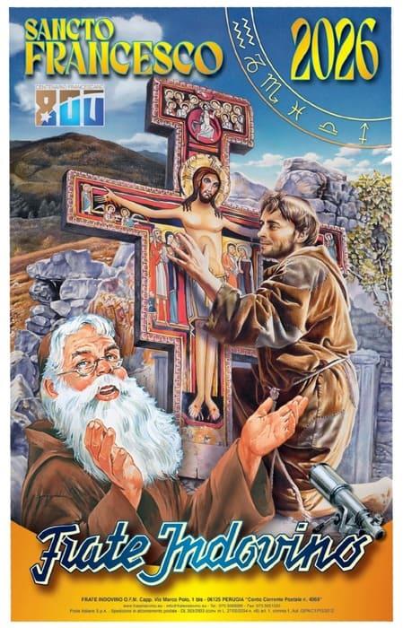 Calendario Frate Indovino 2026. Sancto Francesco