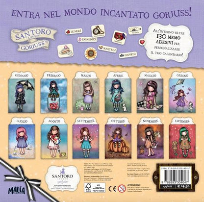 Calendario Gorjuss Santoro London 2025