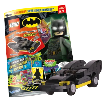 Rivista LEGO BATMAN n. 3 + Leggendaria Batmobile
