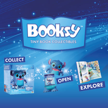 BOOKSY Disney – Personaggio action figure 3D con libretto all’interno
