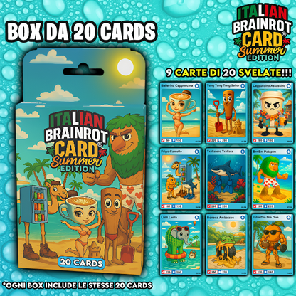 Italian Brainrot Card Summer Edition - Box da 20 Cards