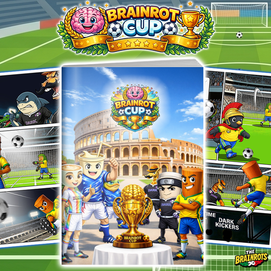 The Brainrots presenta "BRAINROT CUP" [Edizione Completa + extra] (Formato Maxi)