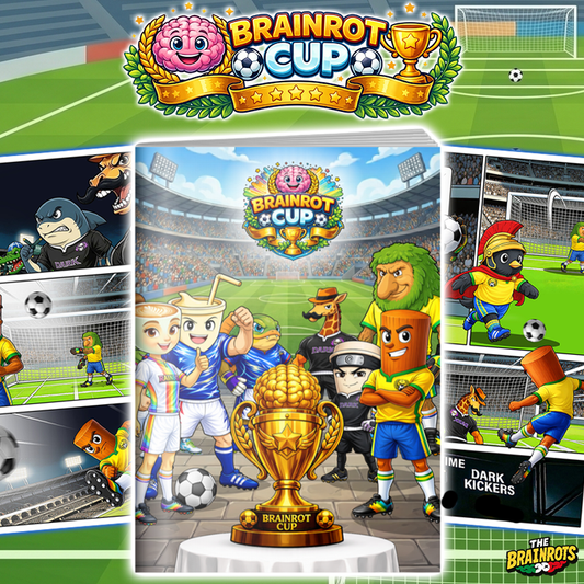 The Brainrots presenta "BRAINROT CUP" [Edizione Completa + extra] (Formato Maxi)
